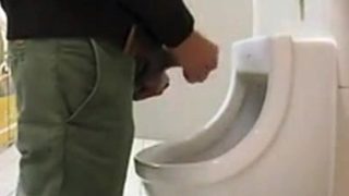 amazing guy cruising in public toilet