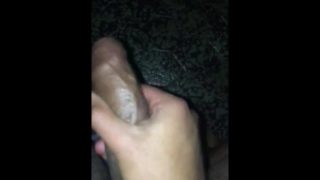 Stroking my dick for you 