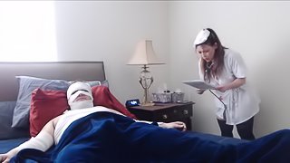 Horny Patient Gets Healed By A Naughty Amateur Nurse
