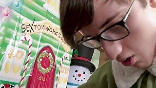 BANGBROS - Is Rachel Raxxx Naughty or Nice? Archie Stone The Elf Finds Out!