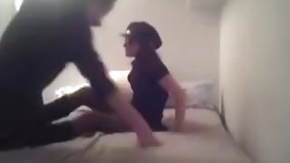 Dilettante Couple Fucks On Daybed and Tapes It