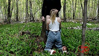 Passionate sex in the forest before a thunderstorm - SOboyandSOgirl