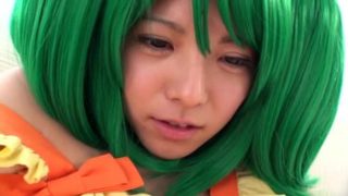 Divine Japanese teenage gal featuring hot cosplay sex video