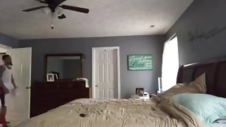 Fucks girl in parents bedroom
