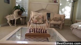 BestGonzo Sexy black gf on a hot strip chess