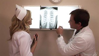 Medical Fetish Porn Scene Featuring Sexy Blonde Nurse