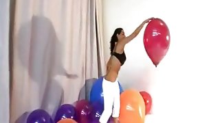 Charley Chase pops balloons and more