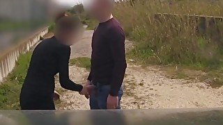 Teacher asks her student to fuck outdoors on car hood - Risky Public Sex - MissCreamy