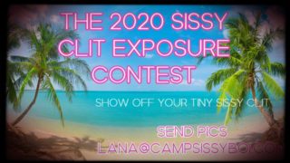 The 2020 Sissy Clit Contest