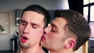 Anthony Romero kisses asshole of sexy Tommy Defendi