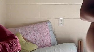 St8 Guy Jerks and plays with hole in College Dorm(CUMSHOT)(GETS CAUGHT BY ROOMMATE)