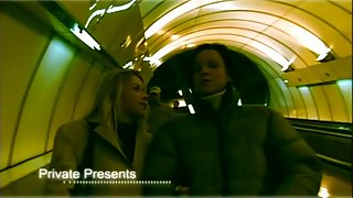 Horny pornstars Julia Crow and Claudia Claire in exotic blowjob, blonde sex video