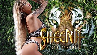 Tattooed Busty Babe Sheena Nursing You After Lion Attack