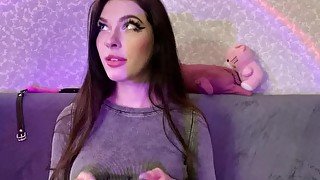 Beautiful Slobbery Blowjob With E-Girl ( Cum on Face)