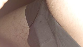 Cumming in Underpants with Lots of Precum