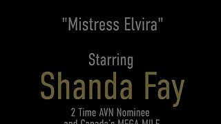 Horny Housewife Shanda Fay Dresses Up As Elvira And Milks Dick Like A Pro!