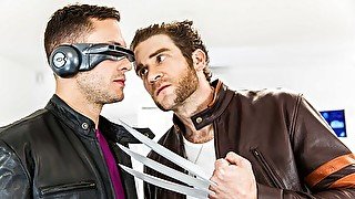 Gay X-Men anal video with Colby Keller and Brenner Bolton