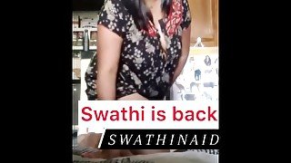Swathi naidu is back in Colombo ස්වතී බැල්ලී කොලබ අවා