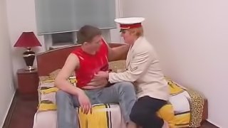 Blonde sailor is eager for a hardcore pussy drilling