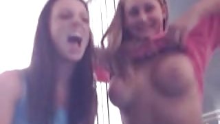 2 immature Beauties Teasing On Web Camera
