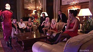 Dirty group sex party with stars Karlie Simon and Cypress Isles
