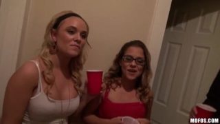 Blonde sex video featuring Veronica Willis and Alexis Monroe