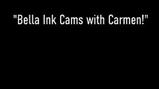 Horny Shameless Camsters Carmen Valentina And Bella Ink Orgasm On Webcam!