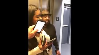 Cousin fucking a stranger in an elevator