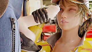 Cindy Aurum Handjob Final Fantasy XV Animation with Sound 3D