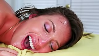 Paola blows and gets her sweet pussy fucked really hard
