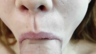 ASMR / fucked her in the mouth. Cum in the mouth of a schoolgirl.