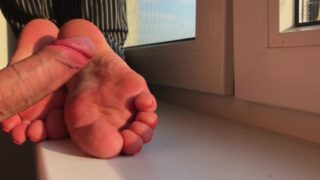 Ksenia's Foot Fetish | Fuck My Soles. I Wanna Feel Cum On My Feet. Solejob