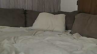 Fun Couch Riding Warmed Up With Sloppy Blowjob From Natural Big-Tits Girlfriend Huge Breast Cumshot!
