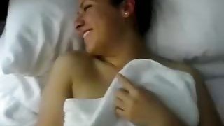 My first sex vid with shy brunette