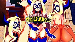 MY HERO ACADEMIA MOUNT LADY X MIDORIYA IZUKU ANIME HENTAI 3D UNCENSORED