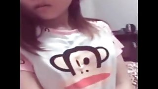 Taiwan cute girl showing you her body