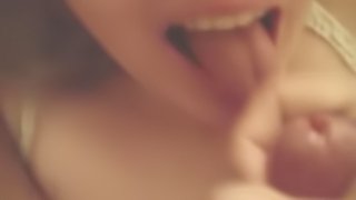 Blowjob with cum in mouth :3