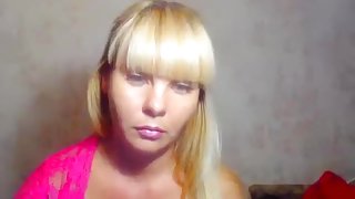 Blonde Amalie09 hard fucks her vagina