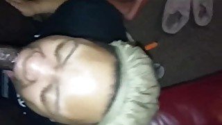Kiwi sloppy blowjob and facial