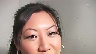 Horny Asian Tia Ling Gives Black Dude Amazing Blowjob