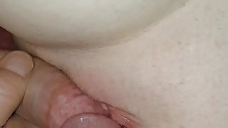 Morning creampie with wife