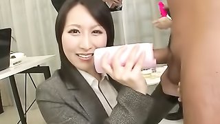 Japanese public blowjob