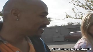 Mckenzie Pierce in Interracial Hardcore Scene