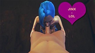 League of Legends Hentai - Jinx Part 3 (Uncensored)