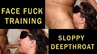 Face Fuck Training - I'm Getting Better At Deepthroat!! - Cumshot 4k 60FPS - TittyFuckAdventure