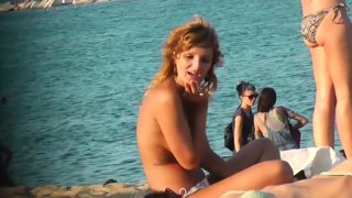 Amateur Teens Topless Beach Voyeur Video