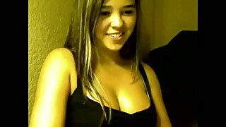 Amateur hilarious light haired cutie masturbated with her new dildo