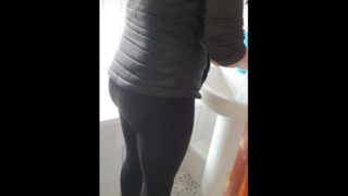 Step son caught step mom naked in the bathroom and fuck to death 