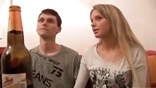 Two college chicks get fucked by guys