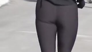 Candid butt video with the participation of runners 08o